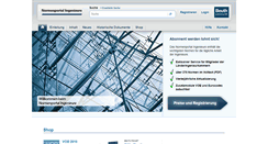 Desktop Screenshot of normenportal-ingenieure.de