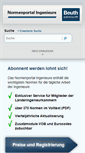 Mobile Screenshot of normenportal-ingenieure.de